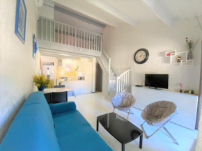 studio mezzanine climatisé 40 M2 bord de mer